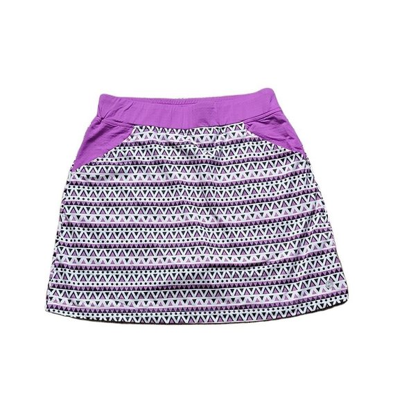 Bette & Court Classy Cute Skort ~ Sz M ~ Purple ~ Above Knee ~ Stretchy Waist - Picture 1 of 6